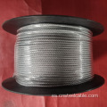 7x19 Dia.2 mm Cable de acero galvanizado